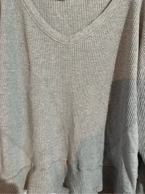 Offline By Aerie Wow! Waffle Oversized T-Shirt | Size: XS thumbnail 3