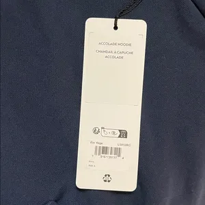 Alo Yoga NWT Accolade Hoodie Navy Blue Size L oversized thumbnail 8