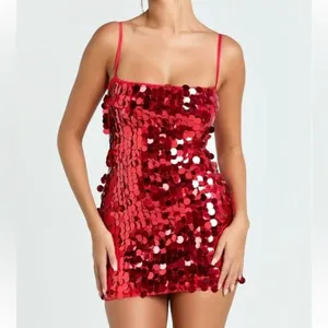 MORE TO COME x Emma Rose Yarina Mini Dress in Red XSmall New Womens Party thumbnail 10