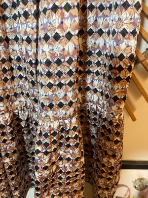 Entro Geometric Print Short Ruffle Sleeve Mini Dress Boutique Feminine thumbnail 4