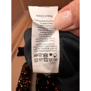 Bella Barnett NWT Sequin Mini Dress M Black Rainbow Long Sleeve‎ Open Back Dress thumbnail 7