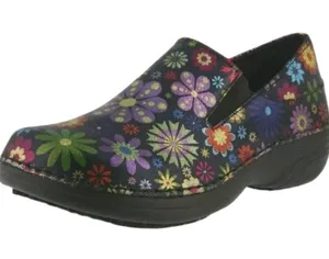Spring Step Womens Flower Slip On Shoe Clog Mule Size 9.5 Healthcare Nurse Work thumbnail 1