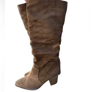 Universal Threads Junie Taupe tall boho boots size 11 thumbnail 9