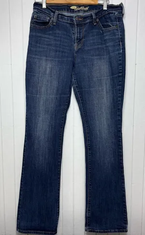 Old Navy Sweet Heart Women's‎ Dark Blue Straight leg Jeans size 10 thumbnail 1