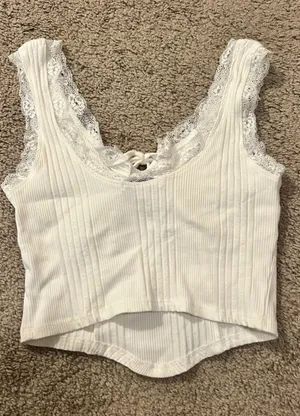 Fitz + Eddi White Crop Top thumbnail 2