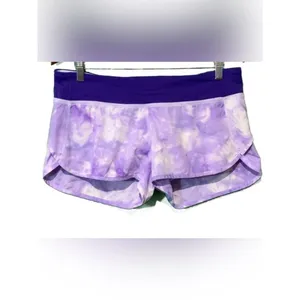 Lululemon Run: Speed Short Purple Tie Dye size 8 thumbnail 8