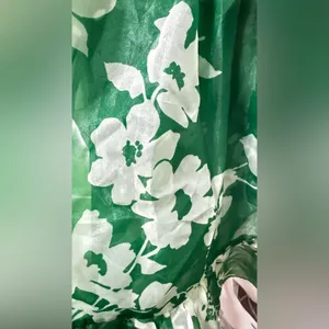 Selkie Strapless Green Floral Midi Dress Size X-Small Retail $325 P-48 thumbnail 12