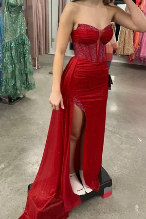 Nox Prom Dress Red Size 0 thumbnail 1