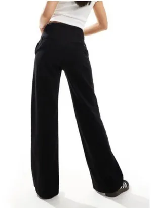 NWT Free People X Levi's ribcage high rise wide leg tailor jeans in black 30X34 thumbnail 5