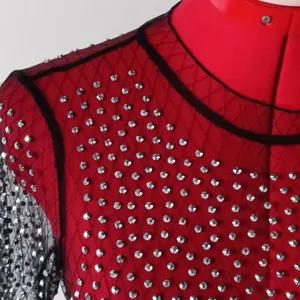 Shein Embellished Sheer Bodysuit Sz XS thumbnail 5