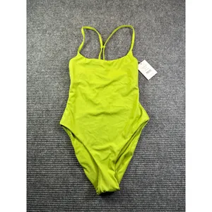 Andie Swim The Makena One Piece Swimsuit Avocado Green Lime Sporty XS AO467 thumbnail 2
