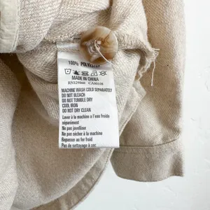 Rhythm | Oyster Knit Oversized Relaxed Fit Shacket Top in Cream Size‎ Small thumbnail 10
