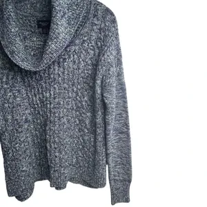 American Eagle Women's Cowl Neck Chunky Knit‎ Sweater Size L Multicolor thumbnail 14