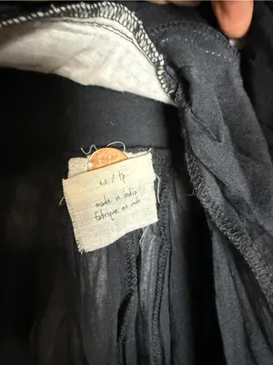 Free People Black Mini Skirt Boho Embroidered Mirror Fairycore Flirty Whimsygoth thumbnail 5