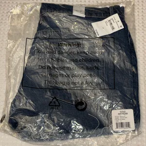 NEW! Good American Good 90’s Cut Off Denim Blue Jean Shorts Size 10 GNIS602T thumbnail 9