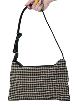 Vintage Y2K Tweed Shoulder Bag Purse thumbnail 1