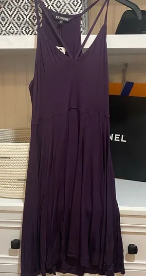 Express Pretty purple dress  thumbnail 1