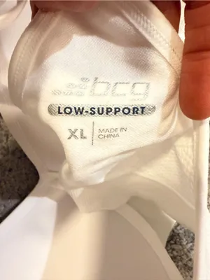 BCG White Sports Bra thumbnail 3