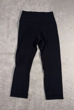 Lululemon Align Crop *21" Black size 4 thumbnail 1