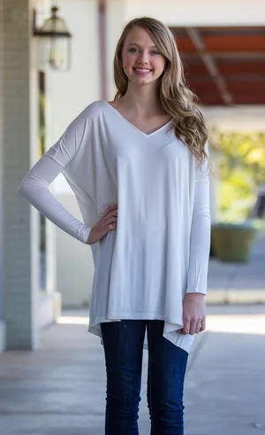 Piko The Perfect  V-Neck Tunic Top size M thumbnail 7