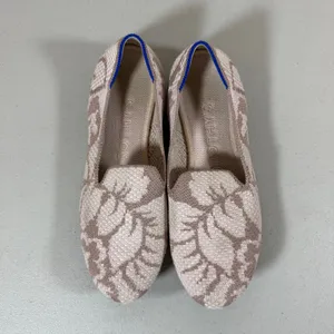 Rothy’s The Loafer Slip On Flats Womens 7 Retired Petal Grey Floral Woven Knit thumbnail 3
