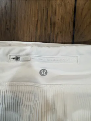 lululemon athletica White Pleated Mini Skirt Pace rival skirt thumbnail 3