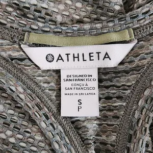 Athleta Green Racerback Athletic Tank Size Small thumbnail 5
