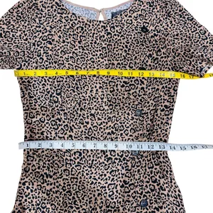 Reformation Katie leopard print mini dress EUC thumbnail 12