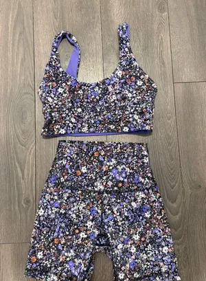 Lululemon Align Biker Short and Sports Bra Set thumbnail 1