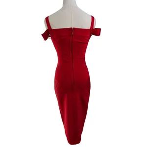 House of CB Cherub Bandage Dress Red thumbnail 10
