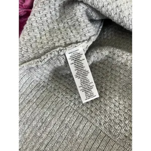 Loft Gray Knit Crew Neck Sweater Medium Elevated Basic Preppy Cozy Minimalist thumbnail 6