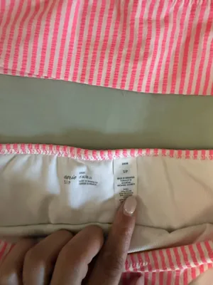 Aerie Pink and White Seersucker Bikini Set thumbnail 4
