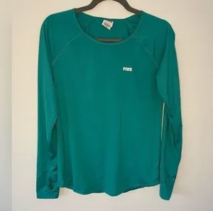 PINK Victoria's Secret long sleeve workout shirt size large thumbnail 1