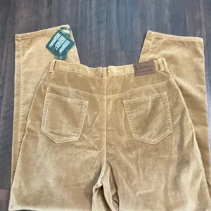 Lauren Ralph Lauren Aristocrats Corduroy Pants Barley Tan High Rise 16 NWT thumbnail 7