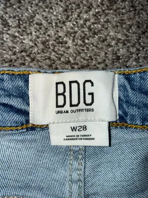 BDG Urban Outfitters Women's High-Rise Wide-Leg Blue Denim Jeans Size 28 thumbnail 3