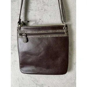 Western Crackle Studded Crossbody Multi Pocket Boho Cowgirl Rodeo Festival Purse thumbnail 4