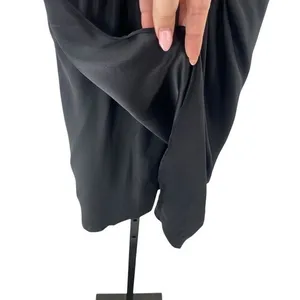 Amanda Uprichard Size‎ S Tulip Hem Mini Dress Black Silk Spaghetti Strap LBD thumbnail 6