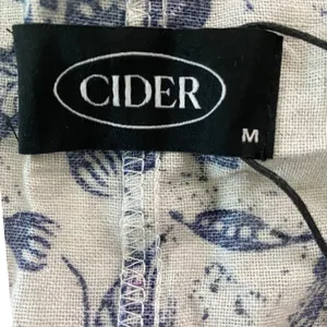 Cider Wmns‎ Blue White Floral Tie Front Cutout Cotton Romper CD2021121048944PS M thumbnail 2