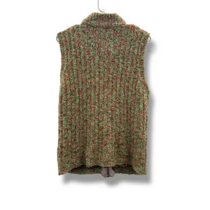 Woolrich Vest Women's Medium Green Wool Blend Zip Outdoor Fall Winter Layer‎ thumbnail 2