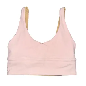 Lululemon Align Reversible Bra Women 4 Pink Yellow Excellent‎ LW2CYOS V-Neck thumbnail 1