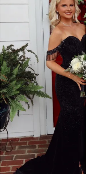 Prom Dress Sherri Hill Black thumbnail 2