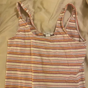 Rue 21 Rainbow tank with lettuce edge thumbnail 3