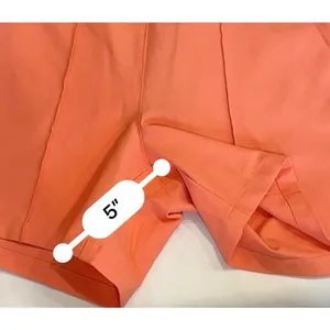 Adidas Pintuck Golf Shorts Womens Small Coral Pink NWT Stretch Pull On Pockets thumbnail 9