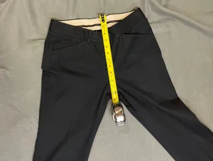 Theory Women's Black Cotton Blend Slim Straight Dress Pants Size 8 thumbnail 9