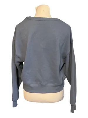 Harmony Balance Blue Crewneck Sweatshirt Fleece Size L Large Drop Shoulder thumbnail 2