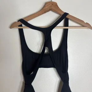 SKIMS Black cutout swimsuit monokini in color onyx size large beach boat resort thumbnail 9