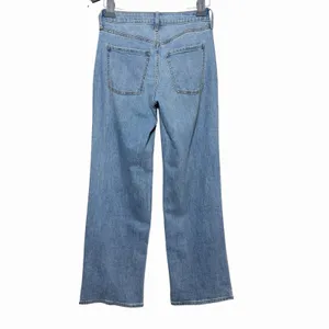 Old Navy Women's High Rise Wow Wide Leg Jeans Sz 2 Stretch Light Wash Minimalist thumbnail 2