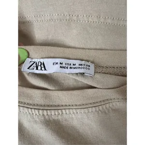 Zara tan blouse size medium thumbnail 2
