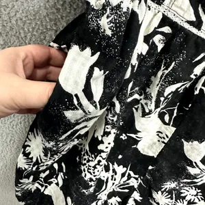 Urban‎ Outfitters Milkmaid Mini Dress Small Black Floral Smocked Boho Resort thumbnail 6