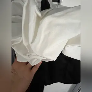BABYBoo Off-Shoulder Black & White Ruffle Mini Dress S thumbnail 10